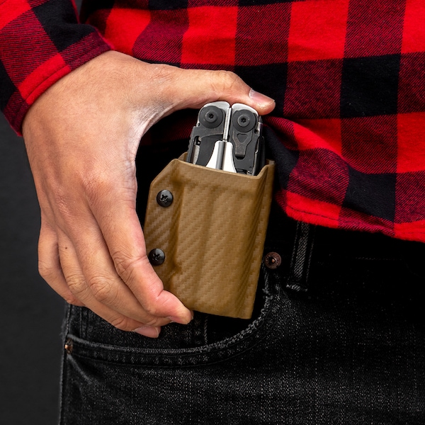 Clip & Carry Kydex Sheath for the Leatherman Surge, LSURGE-CF-RED - LSURGE-CF-RED