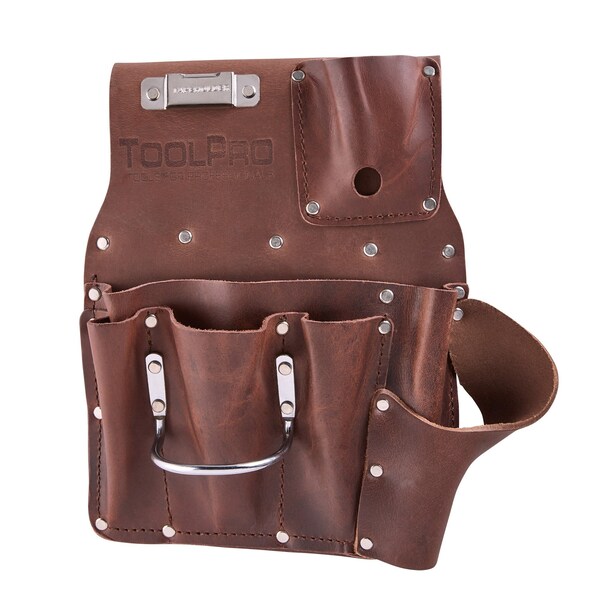 Toolpro Oil Tanned Top Grain 8 PocketDrywall Pouch left hand - TP70486