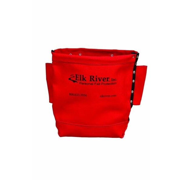Elk River Elk River 84520 2.5 x 10 x 9 in. Bolt Bag Red Belt Tunnel Tool Loops - 84520