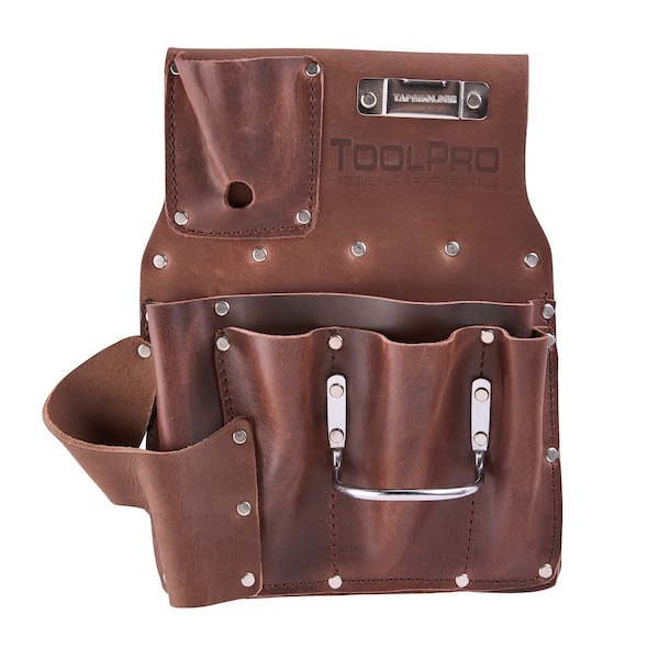 Toolpro Oil Tanned Top Grain 8 PocketDrywall Pouch right hand - TP70485