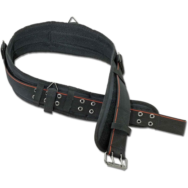 Ergodyne Tool Belt, Tool Belt-3-inch-Synthetic, XL, Black, Black, 1680D Ballistic Polyester - 5550