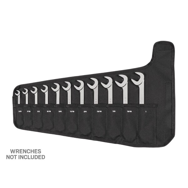 Tekton 11-Tool Angle Head Wrench Pouch (Black, 3/8 - 1 in.) - OTP21105