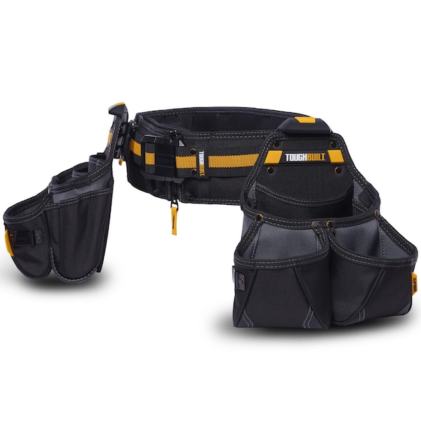 Toughbuilt Belt, Yellow/Black, Polyester - TB-CT-111-3P-1C