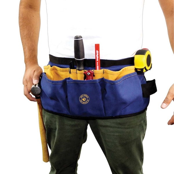 Santa Barbara Chili Roaster Belt, Tool Belt Apron, Yellow, Purple & Black, Canvas Material - CRAPRON-TB