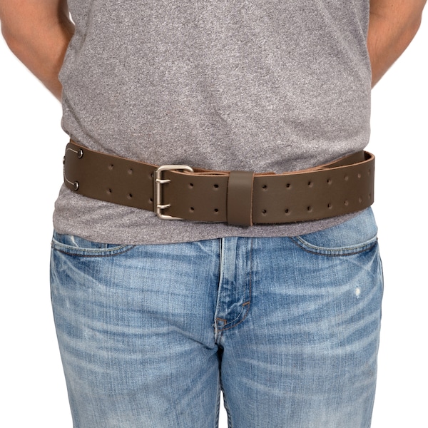 Estwing Belt, 2" Wide 100% Full Grain Leather Tool Belt, Leather - 94756