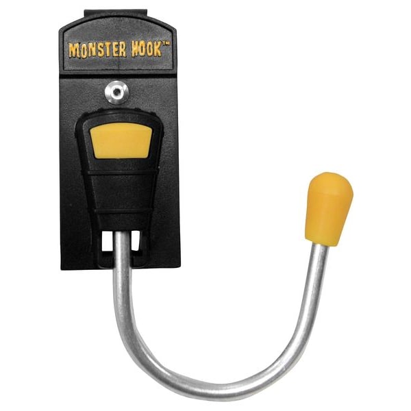 Westward Tool Belt, Hook, Black, Silver, Yellow, Metal, Plastic - 5MZR6