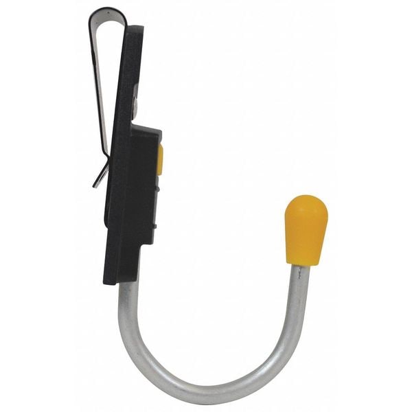 Westward Tool Belt, Hook, Black, Silver, Yellow, Metal, Plastic - 5MZR6
