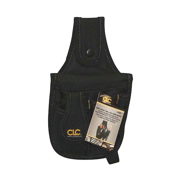 Clc Work Gear CLC 4 pocket Polyester Fabric Tool and Cellular Phone Holder 6 in. L X 9.8 in. H Black - 1501