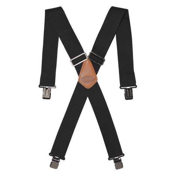 Bucket Boss Tool Suspenders, Black Suspenders, 2", Web Straps, Black - 61120