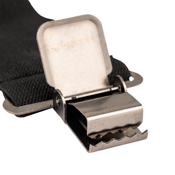 Bucket Boss Tool Suspenders, Black Suspenders, 2", Web Straps, Black - 61120