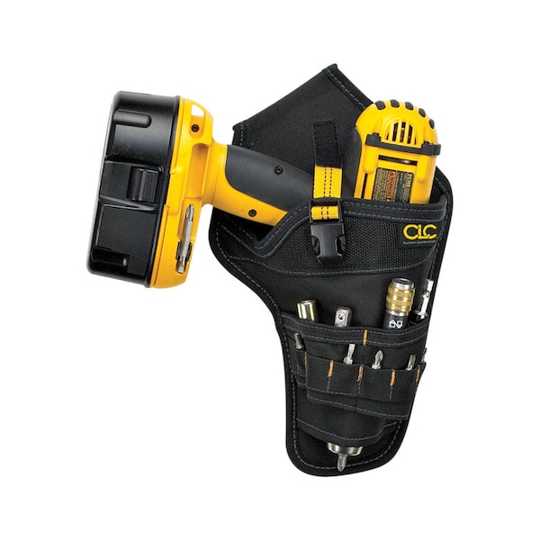 Clc Work Gear CLC 1 pocket Polyester Fabric Drill Holster 6 in. L X 11 in. H Black - 5023