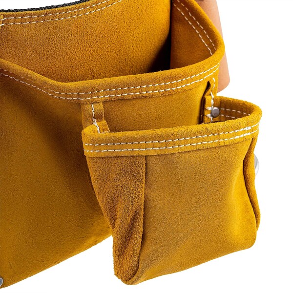 Bucket Boss Tool Apron, Suede Leather Apron, 11 Pocket, Suede Leather, 11 Pockets - 55149