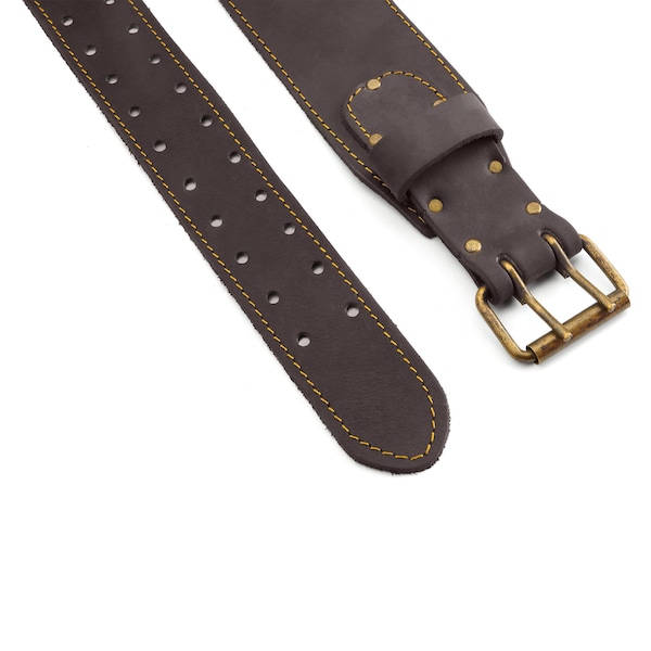 Ox Tools Belt, Pro 3" Tool Belt, Oil-Tanned Leather, Size XX-Large, Leather - OX-P263305