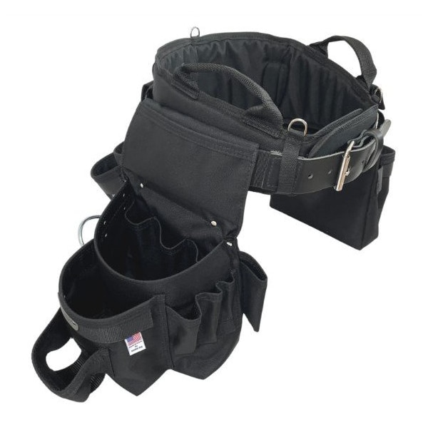 Boulder Bag Professional Electrician MAX Combo w/QRB Black Toolbelt X-Large - PRO100BKXL