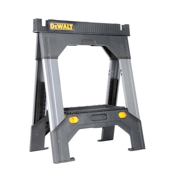Dewalt DeWalt 32-11/16 in. H X 27-3/16 in. W Adjustable Folding Sawhorse 2500 lb 1 pc - DWST11031