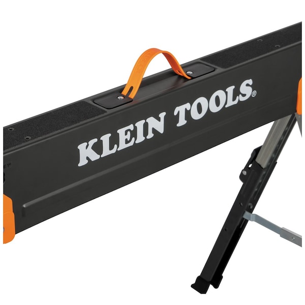 Klein Tools Adjustable-Leg Folding Saw Horse and Jobsite Table - 66188