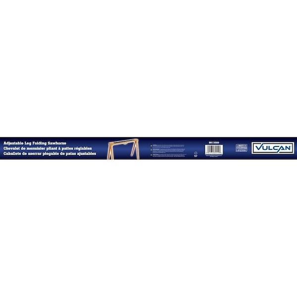Vulcan Vulcan YH-SH017 Folding Sawhorse, 1200 lb Weight Capacity, Steel - YH-SH017