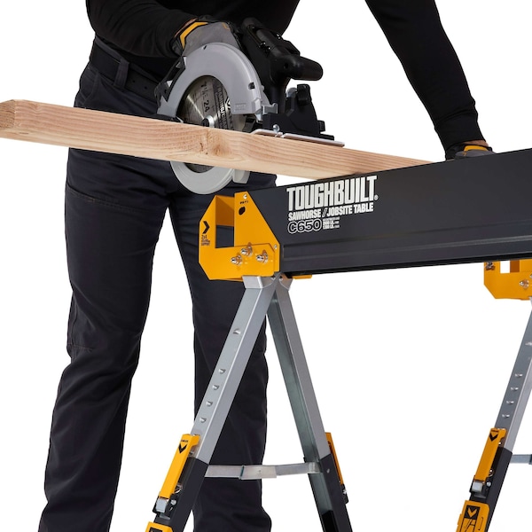 Toughbuilt C650 SAWHORSE/JOBSITE TABLE, 2PK - TB-C650-0
