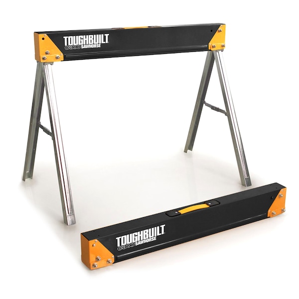 Toughbuilt C500 Sawhorse / Jobsite Table, Steel, 41.5" W x 28.5” H - TB-C500