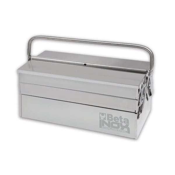Beta Tool Box, Stainless Steel, Silver, 17-3/4 in W x 8 in D - 021203001