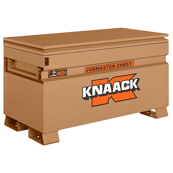Knaack Model 4824 JOBMASTER Chest, 48" W x 24" D x 28.5" H, 16-Gauge Steel, Tan, 16 cu ft - 4824