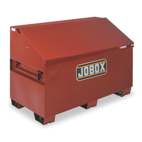 Crescent Jobox Slope Lid Jobsite Chest, Site-Vault Security, 16 ga Steel, 32.7 cu ft, 60" W x 30" D x 39.5" H - 1-680990