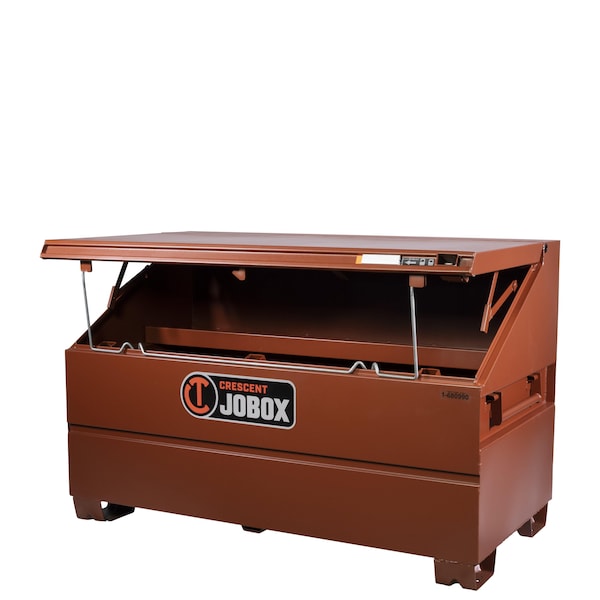 Crescent Jobox Slope Lid Jobsite Chest, Site-Vault Security, 16 ga Steel, 32.7 cu ft, 60" W x 30" D x 39.5" H - 1-680990