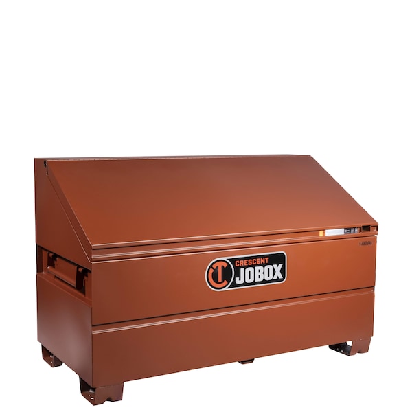 Crescent Jobox Slope Lid Jobsite Chest, Site-Vault Security, 16 ga Steel, 32.7 cu ft, 60" W x 30" D x 39.5" H - 1-680990