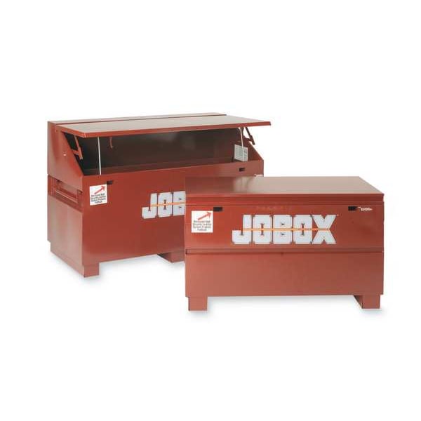 Crescent Jobox Slope Lid Jobsite Chest, Site-Vault Security, 16 ga Steel, 32.7 cu ft, 60" W x 30" D x 39.5" H - 1-680990