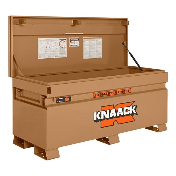 Knaack Model 60 JOBMASTER Jobsite Chest, Tan, 60" W x 24" D x 28-1/2" H - 60
