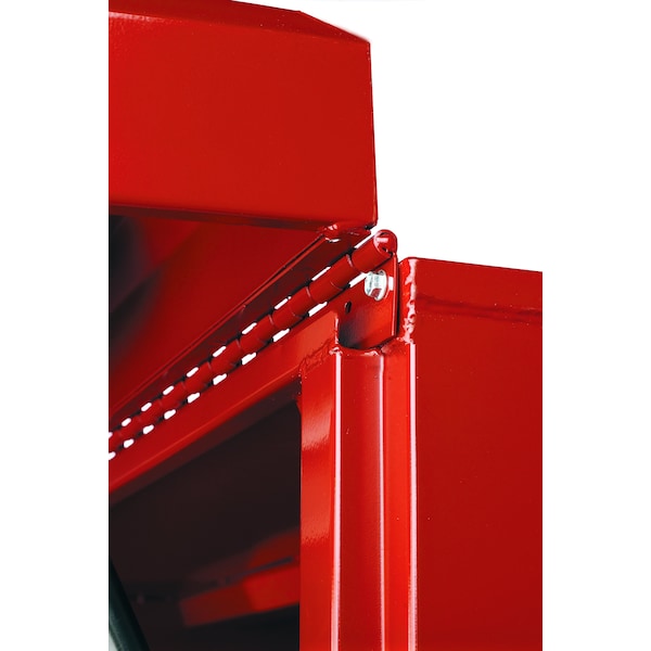 Crescent Jobox Jobsite Field Office, Heavy-Duty, Steel, Lockable Desktop, Hanging Pegs, 63" W x 42" D x 80" H - 1-674990