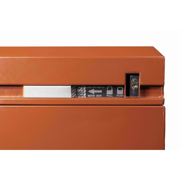 Crescent Jobox Heavy-Duty Chest, Brown, 48 in W x 24 in D x 30-3/4 in H - 2-654990