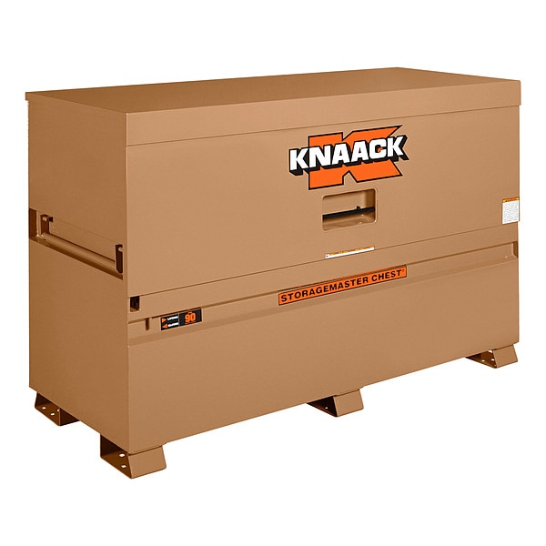 Knaack Model 90 STORAGEMASTER Piano Box, 72" W x 30" D x 49" H, 16-Gauge Steel, Tan, 57.5 cu ft - 90