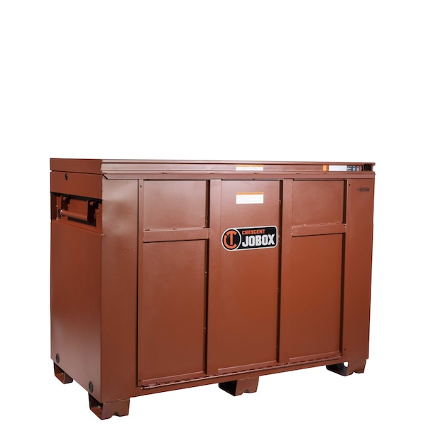 Crescent Jobox Drop-Front Jobsite Box, Brown, 60 in W x 31 in D x 45 in H - 1-657990