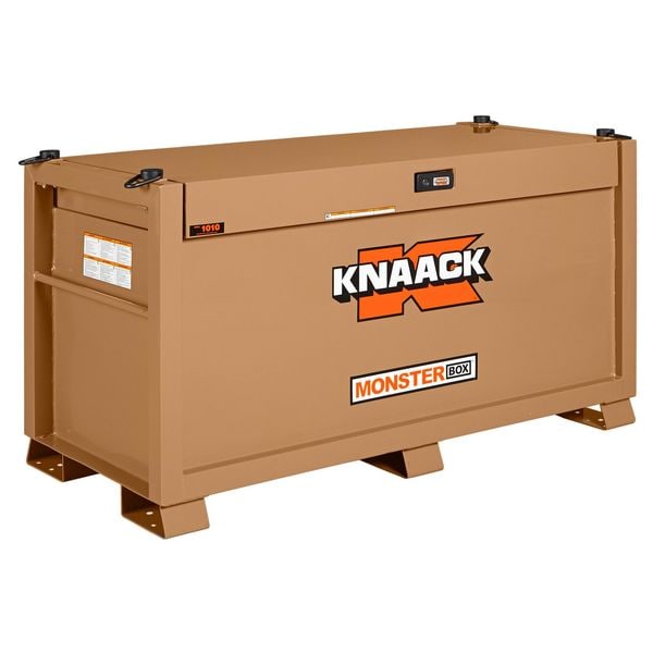 Knaack Model 1010 MONSTER BOX Jobsite Chest, Tan, 66" W x 30" D x 36" H - 1010