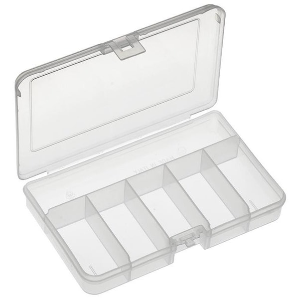 Multicomp Pro Storage Box, 6 Compartment, Transparent, 31mm x 166mm x 112mm - 101ATN