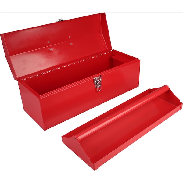 Steel Grip Steel Grip Tool Box, Steel, Red, 19 in W - 2006964