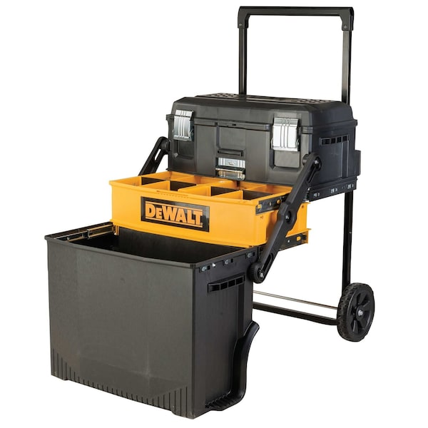 Dewalt DWST Multi-Level Workshop, Plastic, Black/Yellow, 29 in W x 16-1/2 in D x 22 in H - DWST20880