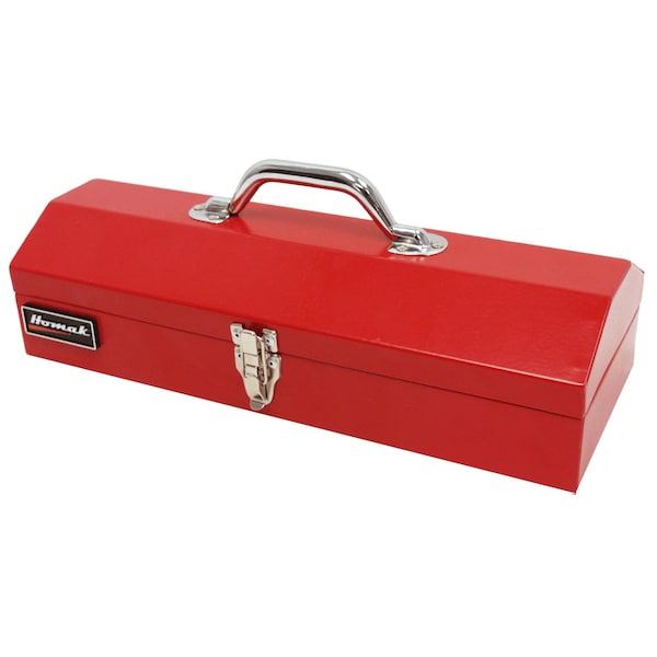 Homak 16in Red Metal ToolBox Low Profile - RD00116616