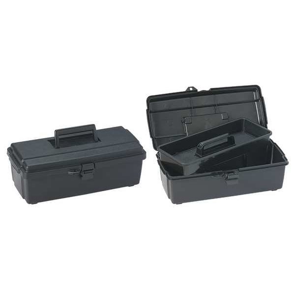 Flambeau Conductive Tool Box, Plastic, Black, 13 in W x 5-1/2 in D x 4-1/4 in H - 14800-2C