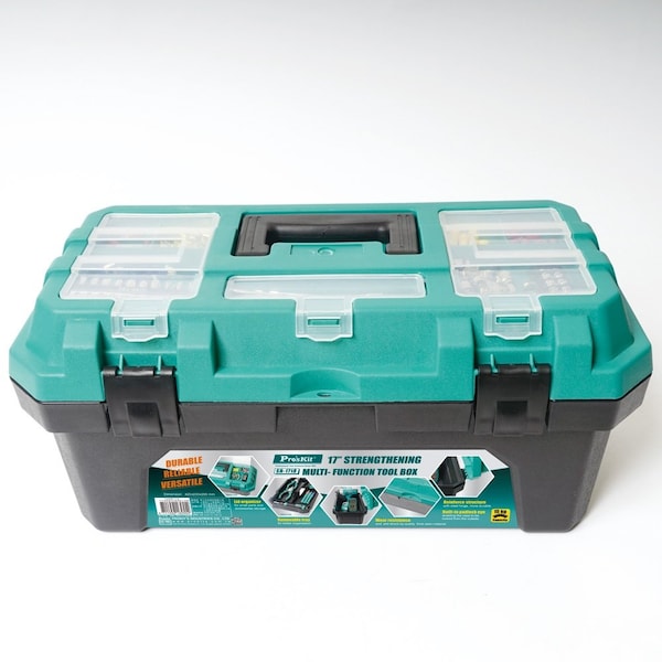 Proskit Tool Box, 17 in W x 9 in D x 8 in H - SB-1718