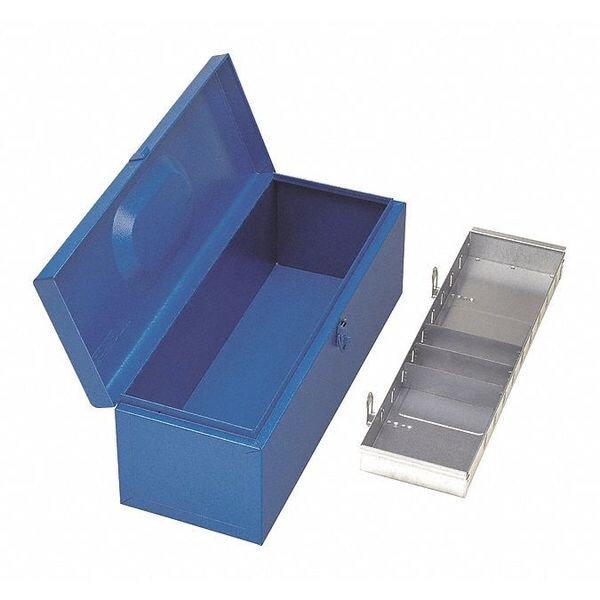 Gedore Tool Box, Sheet Steel, Blue, 25 in W x 9 in D x 9 in H - 1440-64