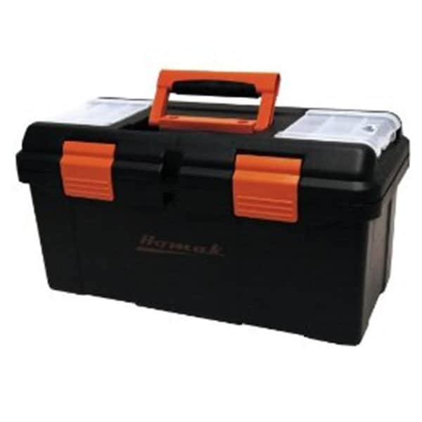 Totalturf 20 Inch Plastic Tool box with Tray and Dividers - TO2586538
