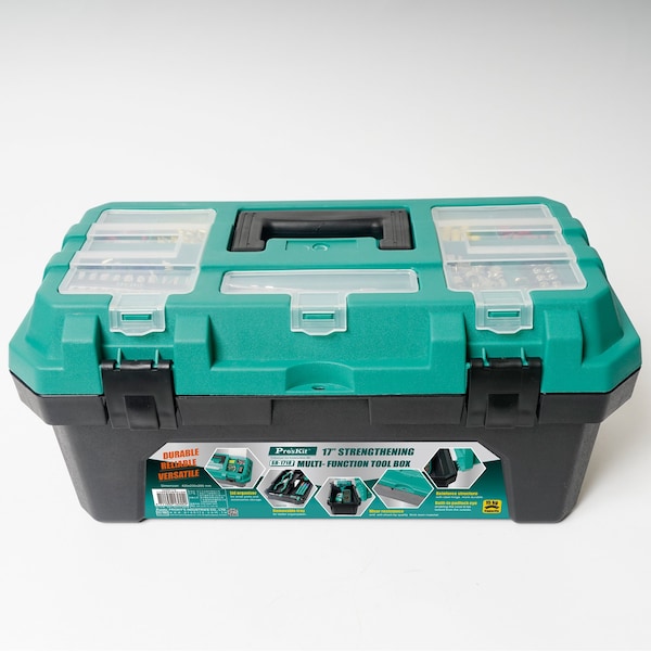 Proskit Tool Box, 19 in W x 9 in D x 8-3/4 in H - SB-1918