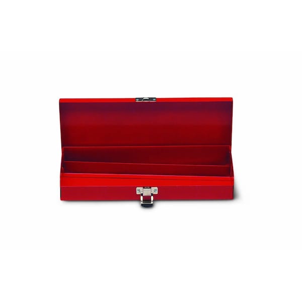 Wright Tool Tool Box Red, Metal w/Chrome Catch - 16- - W316