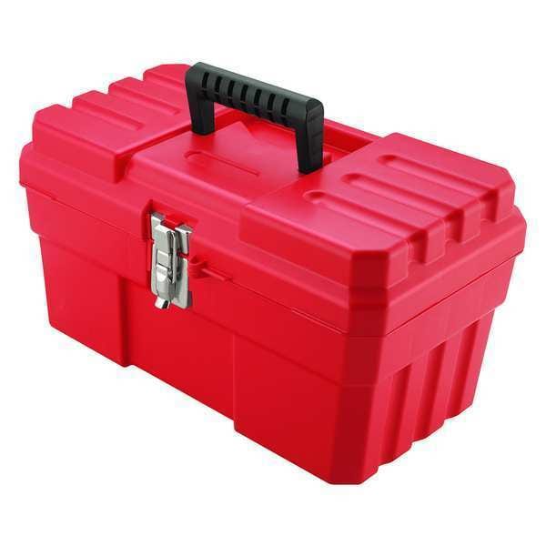 Akro-Mils Probox Tool Box, Plastic, Red, 14 in W x 8 in D x 8 in H - 9514