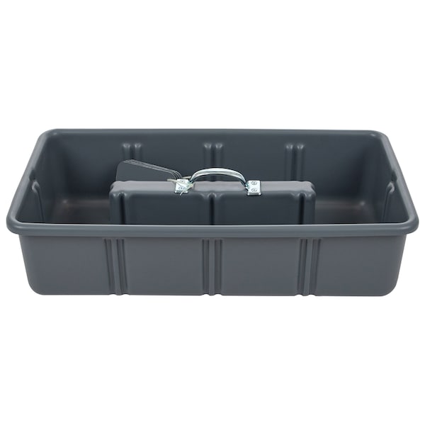 American Built Pro Pro-Grade Tool Tote, Polyethylene, Gray, 25 in W x 13-1/2 in D x 6-1/2 in H - T1075 P1