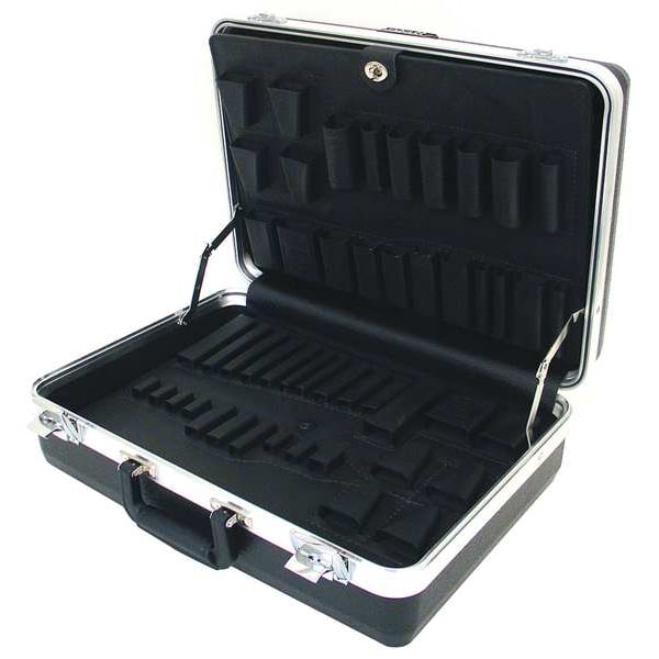 Platt Tool Case, Plastic, Black, 18 in W x 13 in D x 6 in H - 600T-CB