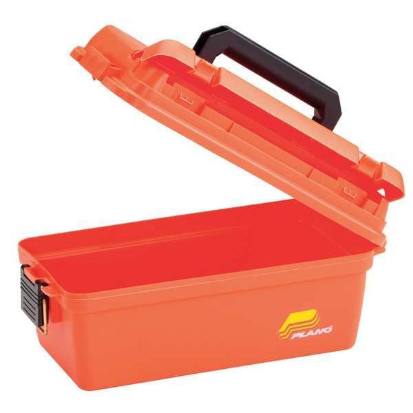 Plano Tool Box, Plastic, Orange, 15 in W x 8 in D x 6 in H - 1412-50