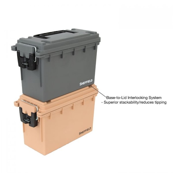 Sheffield Field Box, Blend, Gray, 11-1/2 in W x 5 in D x 7-1/4 in H - 12628